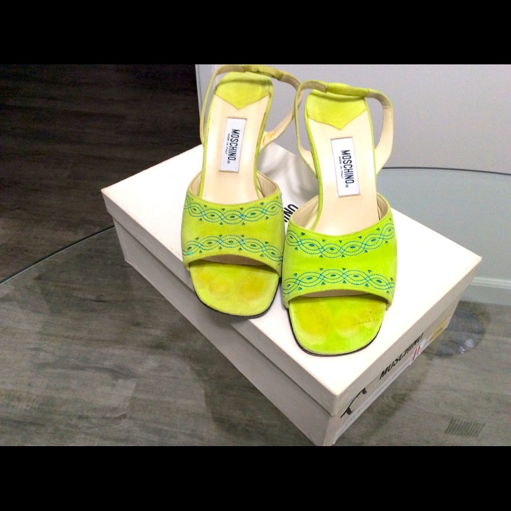 Moschino high heels sandals